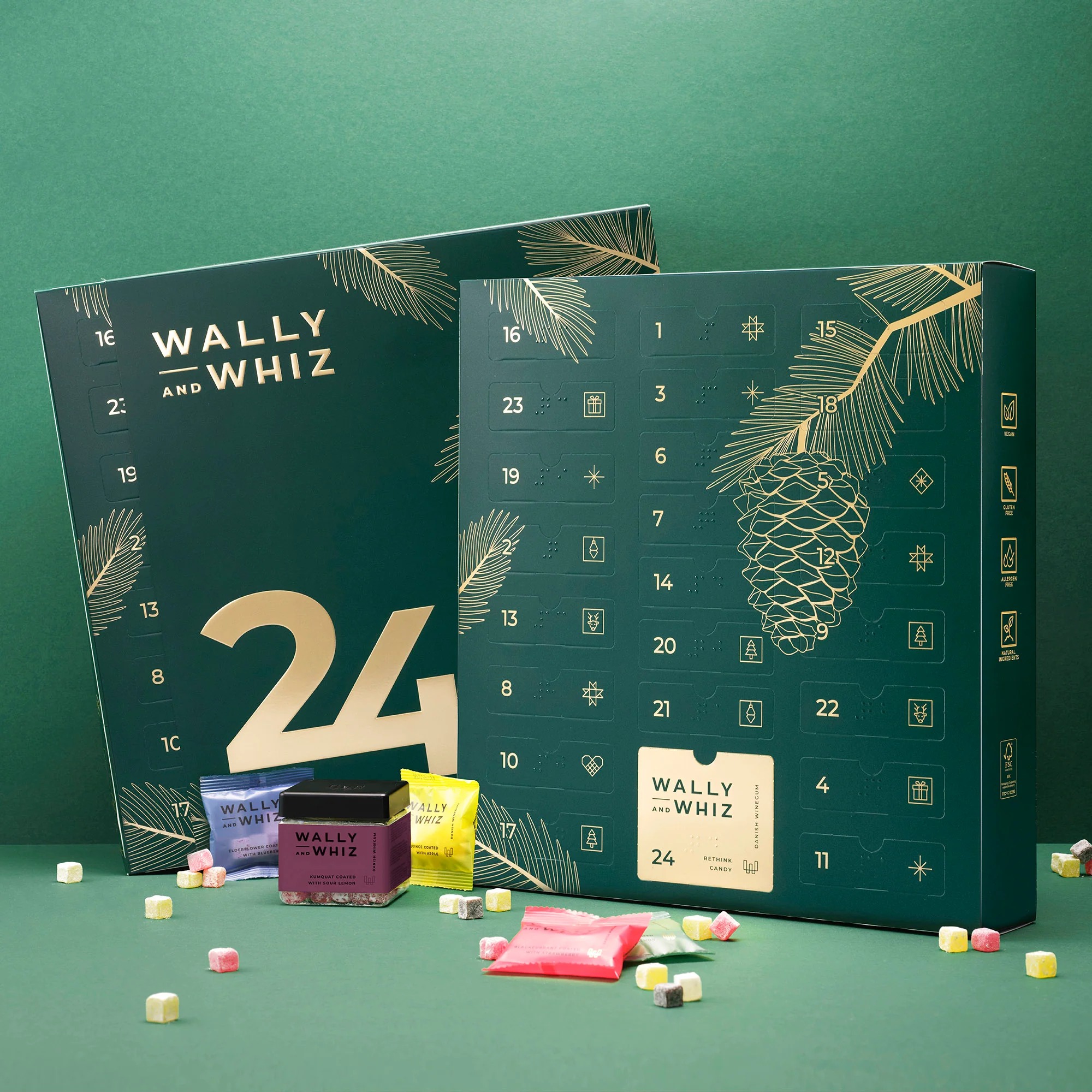 Wally and Whiz Adventskalender 2025 – dänische Gourmet-Fruchtgummis