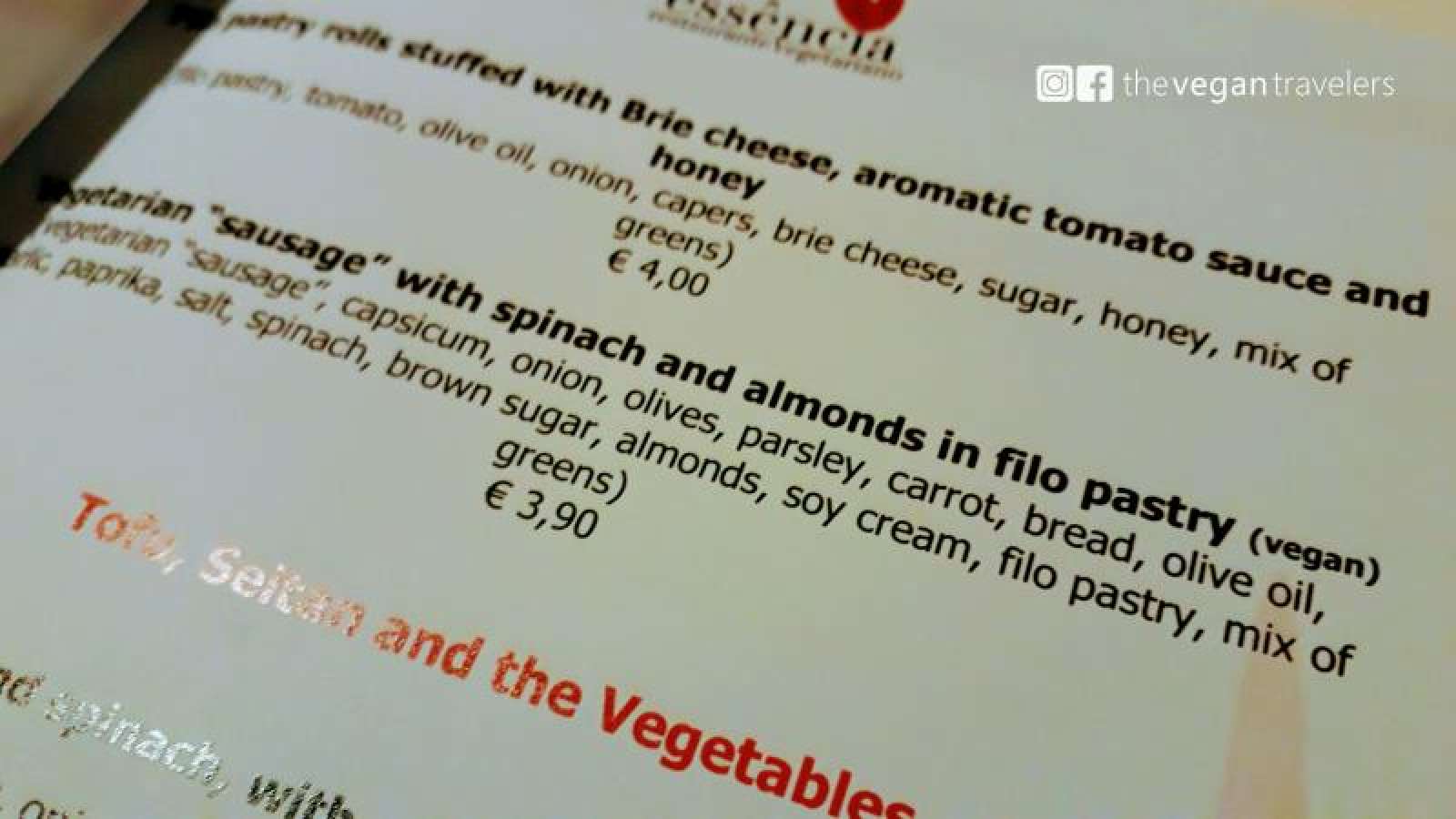 ESSENCIA Restaurante Vegetariano/Vegetarian Restaurant